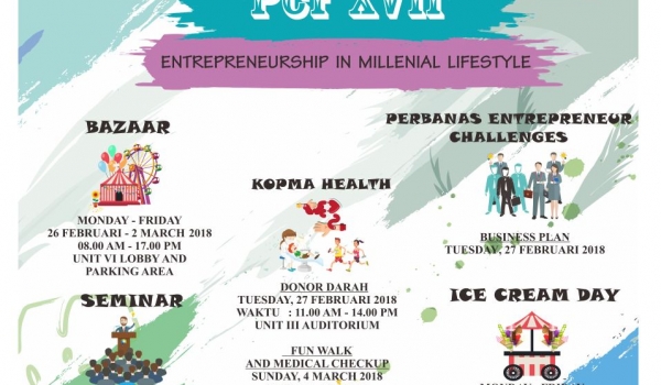  Perbanas Cooperative Fair XVII (PCF XVII) / 26 Peb 2018 - 04 Mar 2018