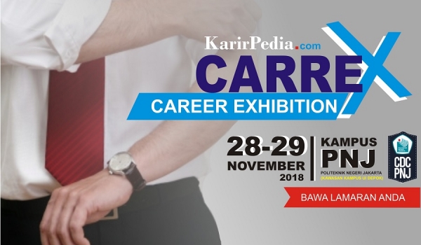 Career Exhibition 2018 ( Career Development Center PNJ dan Karirpedia )  / 28-29 November 2018