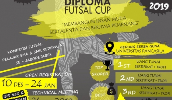 Diploma Futsal Cup,  28 Jan 2019 - 05 Peb 2019