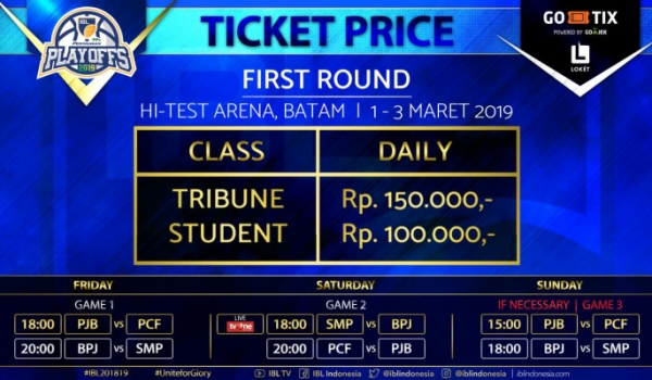 IBL PLAYOFFS 1ST ROUND 2019 / 01 Mar 2019 - 03 Mar 2019