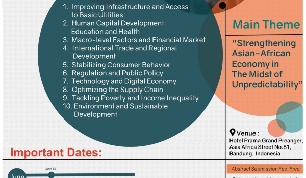 International Student Conference on Asia Africa Studies (ISCAAS) 2018 / 13 Jun 2018 - 13 Agu 2018