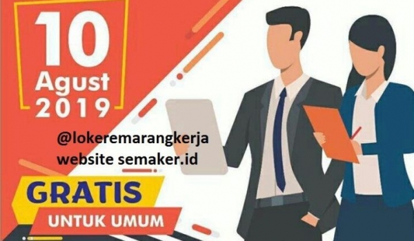 Job Fair BBPLK Semarang, 10 Agustus 2019