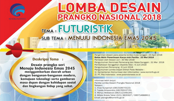 Lomba Desain Prangko Nasional (LDPN) Tahun 2018