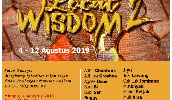 Painting Exhibition Local Wisdom / Minggu 4 Agustus 2019