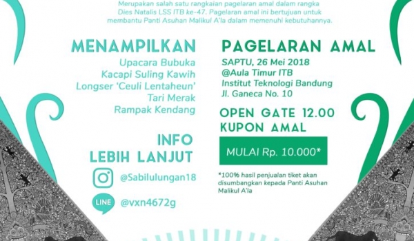 Sabilulungan ( Mentas bersama LSS ITB 2018 ) / Tanggal: 26 Mei 2018