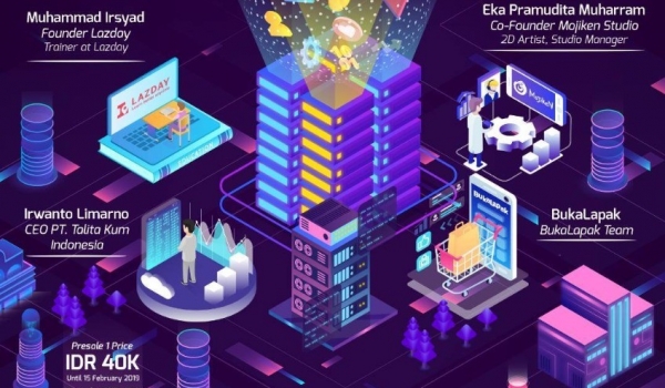 seminar & talkshow , smart techopreneur in millenials generation ,  24 Peb 2019