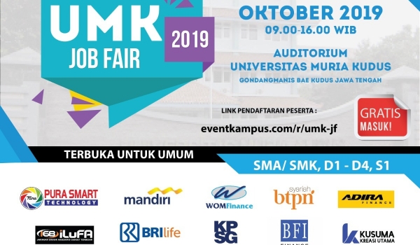 UMK Job Fair, 22 - 23 Okt 2019